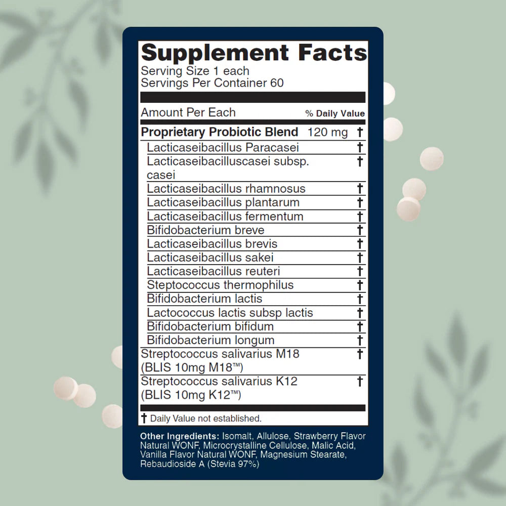 Ora-Protek Oral Probiotic Lozenges