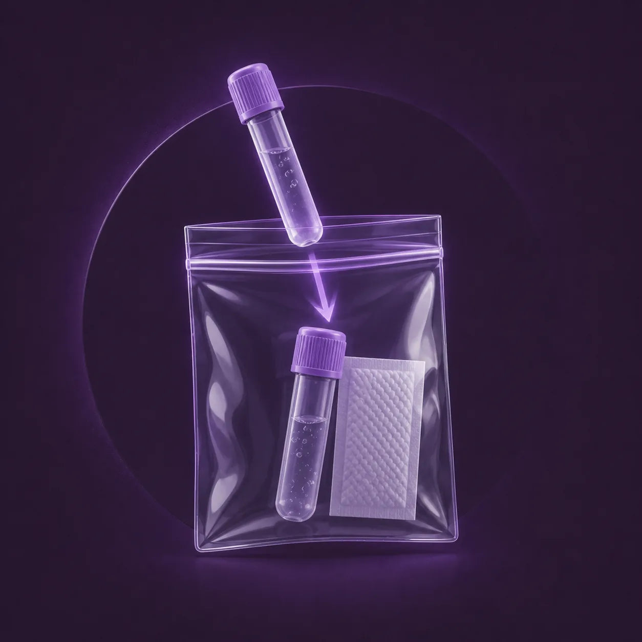 Bag the sample